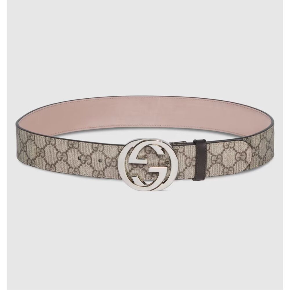 Gucci Men’s Belt with Interlocking G buckle Supreme